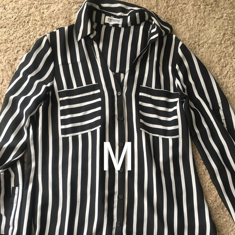 Medium striped Express blouse